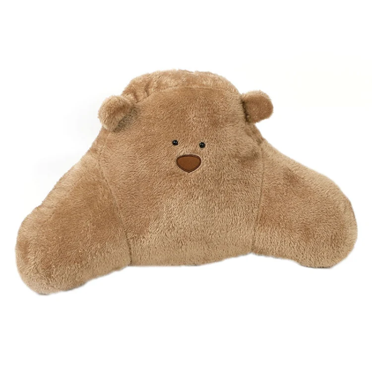 Car Cartoon Bear Plush Seat Upholstery Pillow, Color: Lumbar Pillow Brown - Image 2