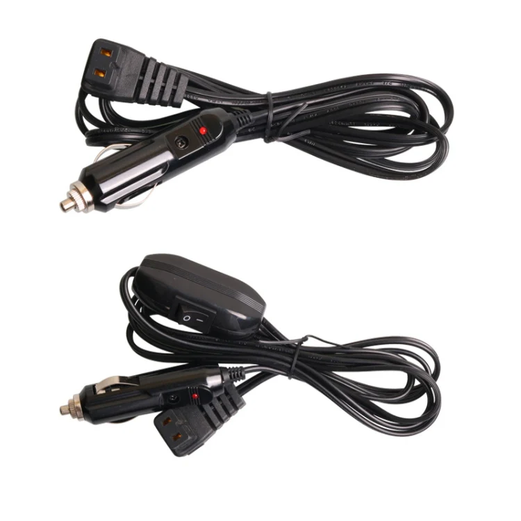 Car Compressor Refrigerator Line 12/24V Semiconductor Refrigerator Power Cord Cigarette Lighter Line, Specification: Without Switch 5m - Image 2