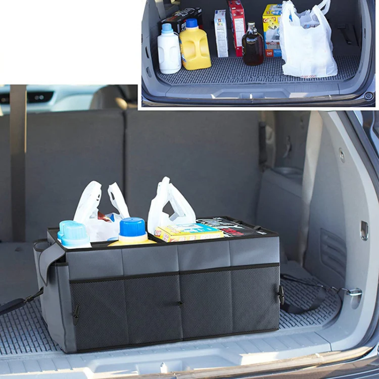 Car Foldable Glove Storage Box Trunk Organizer(Black) - Image 3