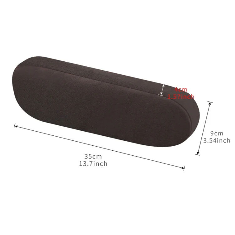 Car Front Seat Universal Armrest Cover(Black) - Image 3