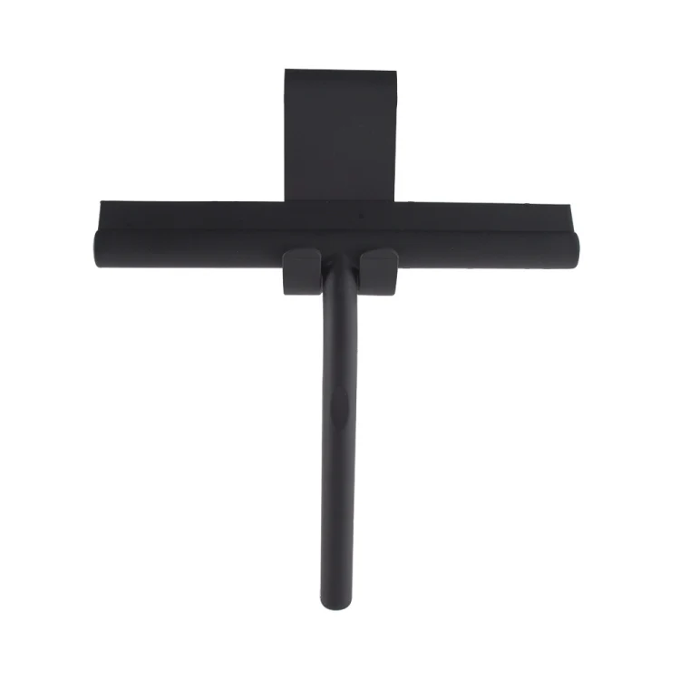 Car Glass Silicone Wiper Household Bathroom Manual Cleaning Scraper(Black) - Image 2