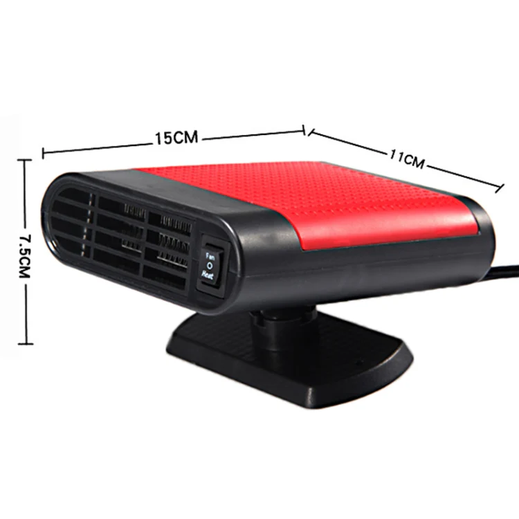 Car Heater Hot Cool Fan Windscreen Window Demister Defroster DC 24V, Ordinary Version(Red) - Image 3