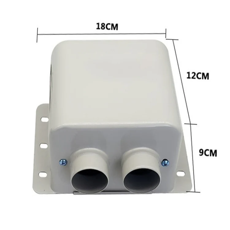 Car High-power Electric Heater Defroster, Specification:12V Classic 2-hole 600W - Image 3