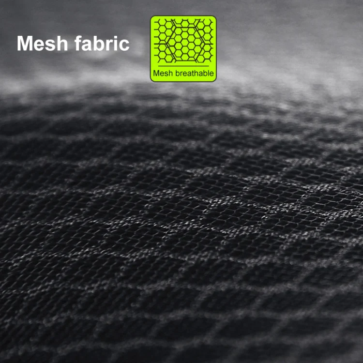Car Memory Foam Breathable Lumbar Cushion (Red) - Image 5