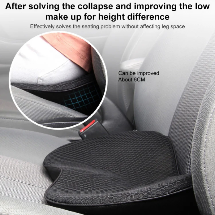 Car mini Seat Cushion Breathable Lumbar Seat Mat (Beige) - Image 6