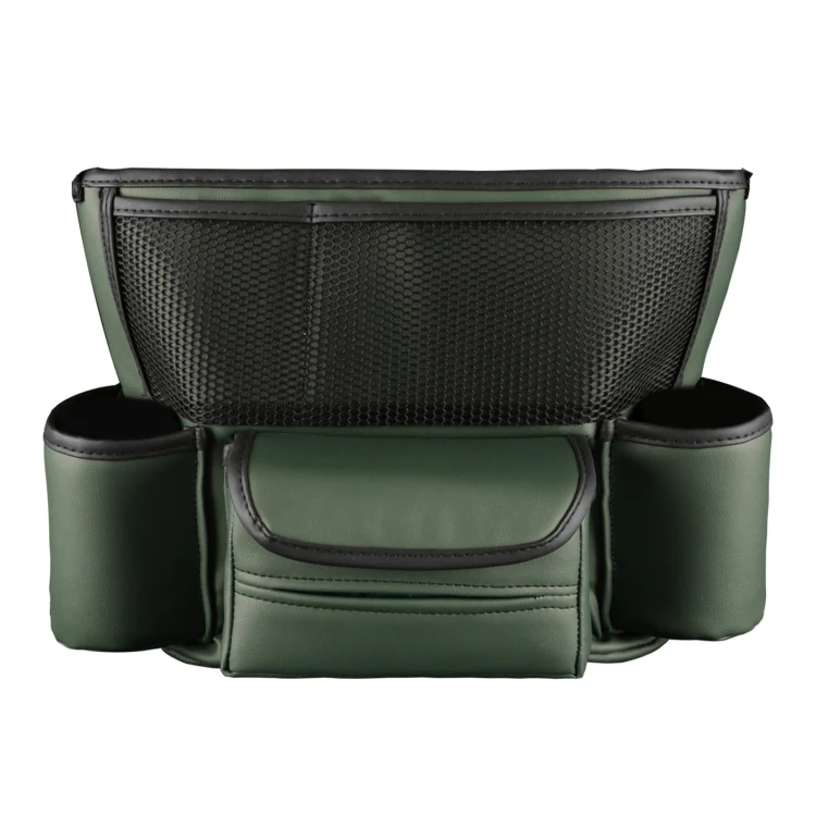 Car Multifunctional Armrest Box Storage Bag Car Interior Supplies(Green)