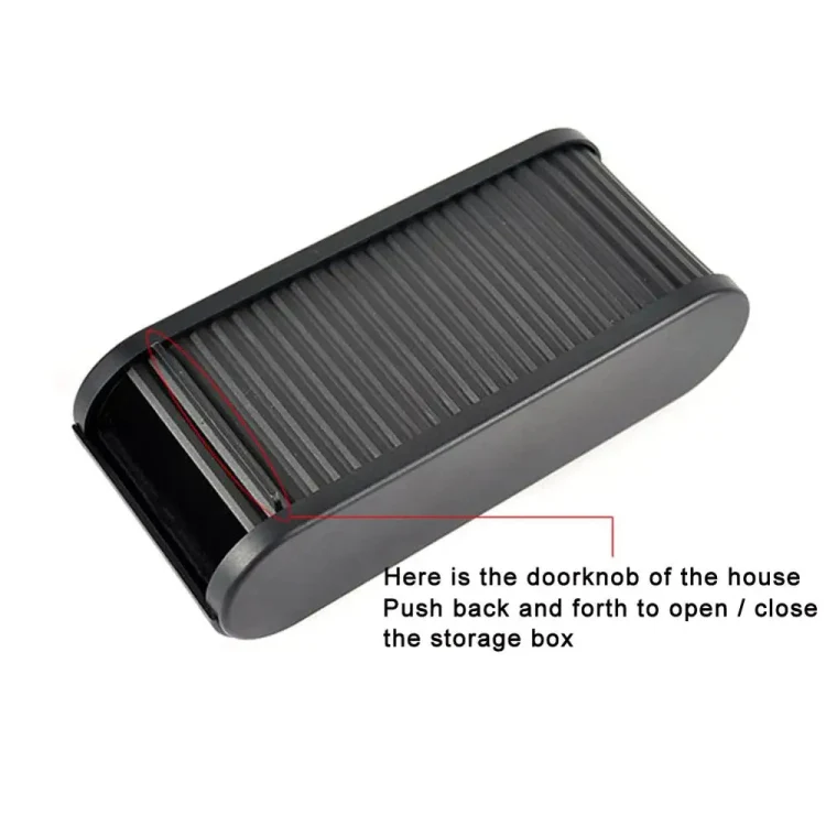Car Multifunctional Telescopic Pull-out Storage Box(Black) - Image 4