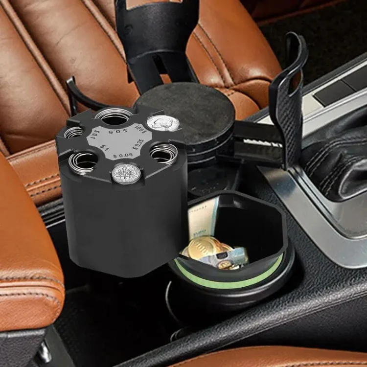Car Piggy Bank Dollar Coins Desktop Storage Counting Box - Image 5