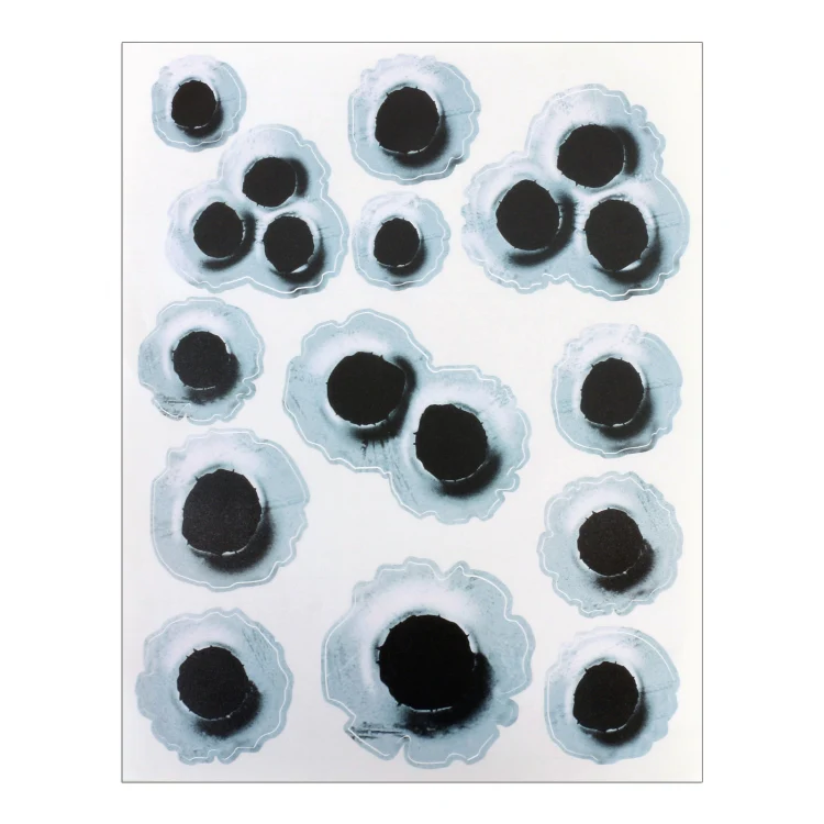 Car PVC Self-adhesive Bullet Hole Scratch Personalized Stickers - Image 2