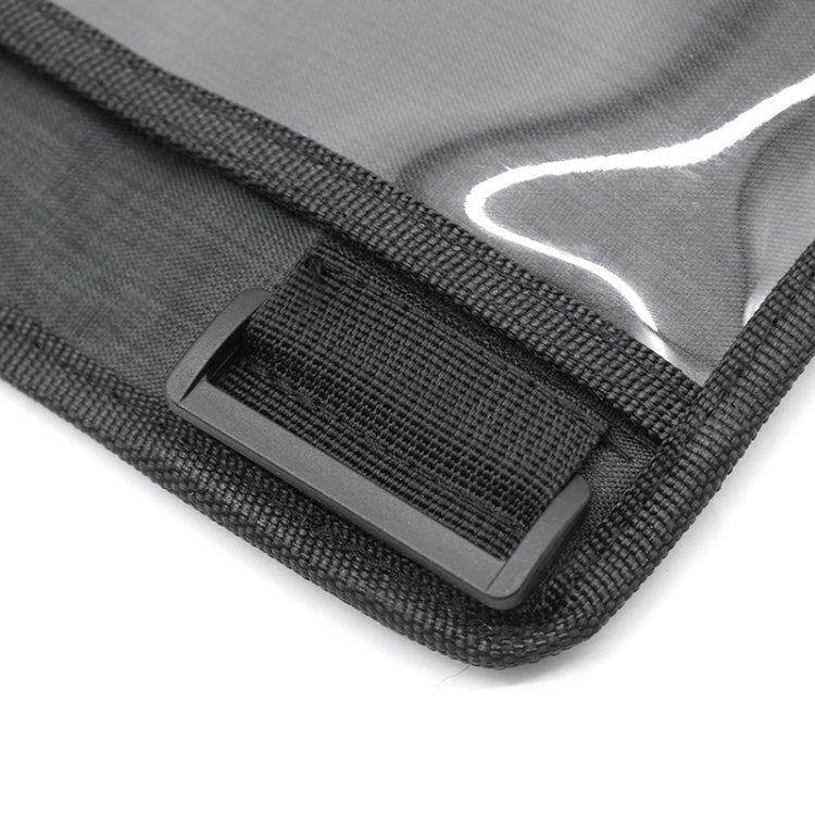Car Seat Back Waterproof Transparent Tablet Storage Bag(Black) - Image 3