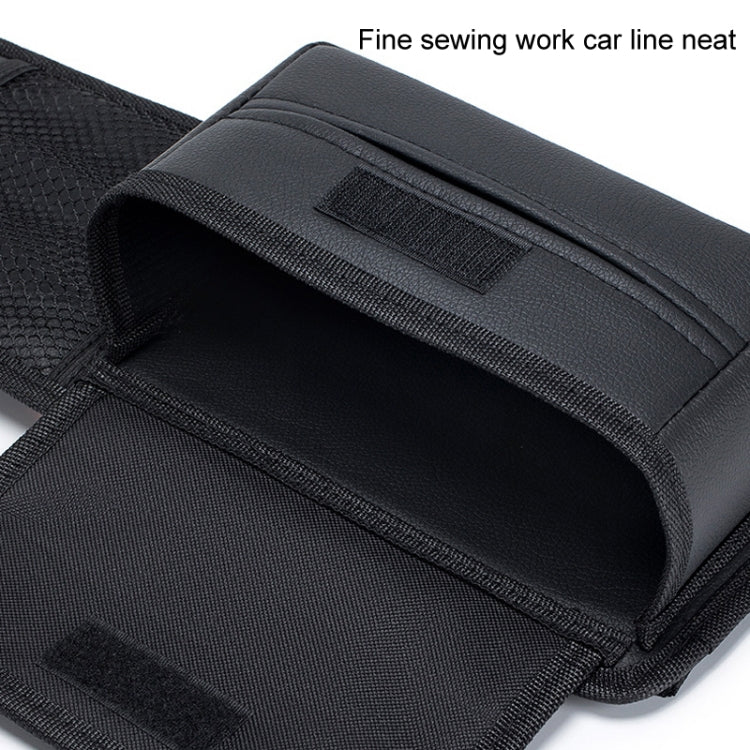 Car Seat Side Storage Hanging Bag Tissue Box, Model: H322 Grain Pattern - Image 3