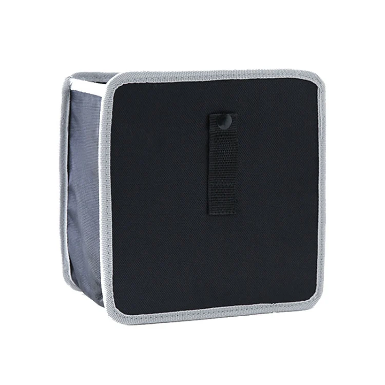 Car Seatback Trash Can Automotive Multifunctional Storage Organizer, Style: Black Gray Edge