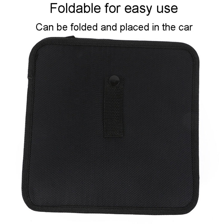 Car Seatback Trash Can Automotive Multifunctional Storage Organizer, Style: Black Green Edge - Image 3