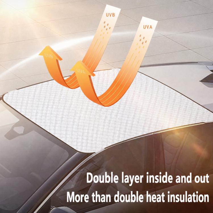 Car Sunroof Snow Protection Cover Clamp-On Roof Sun & Heat Insulation Cover, Size: 150 x 125cm - Image 6