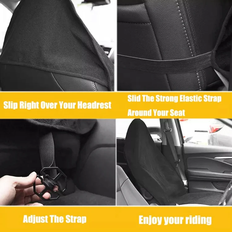 Car Universal Waterproof Anti-skid Seat Cover (Pink) - Image 7