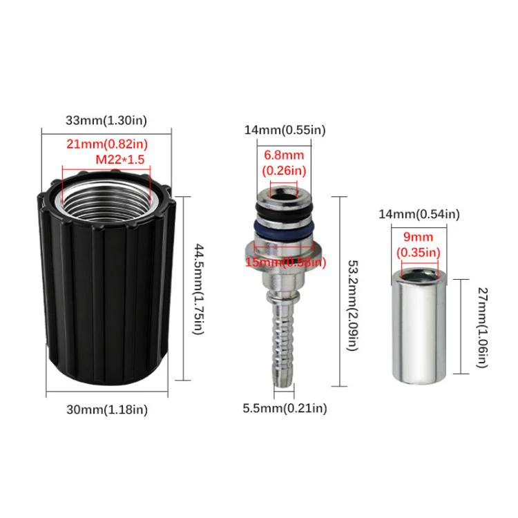 Car Wash Machine High-pressure Water Hose Anti-detachment Connector, Model:No. 32 - Image 2