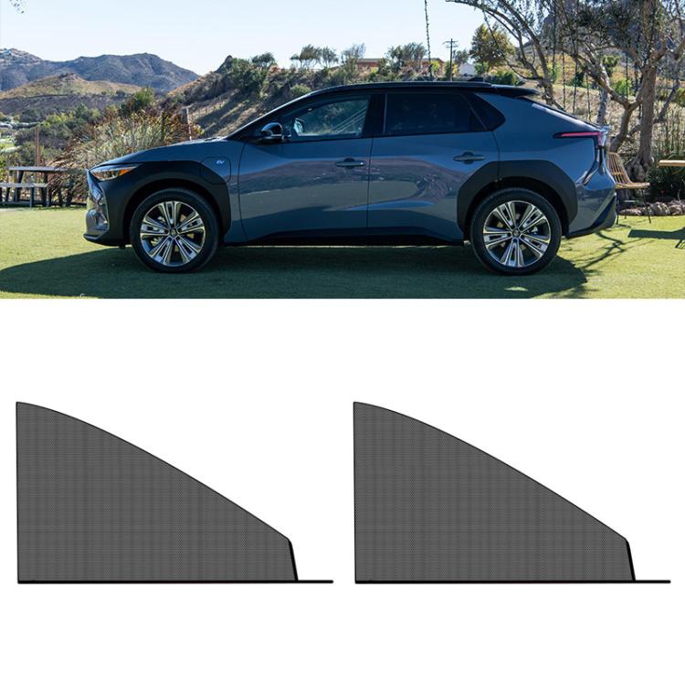 Car Window Sunshade Mosquito Curtain Mesh Fabric Auto Window Sun Block Cover, Spec: SUV 2pcs Front Window