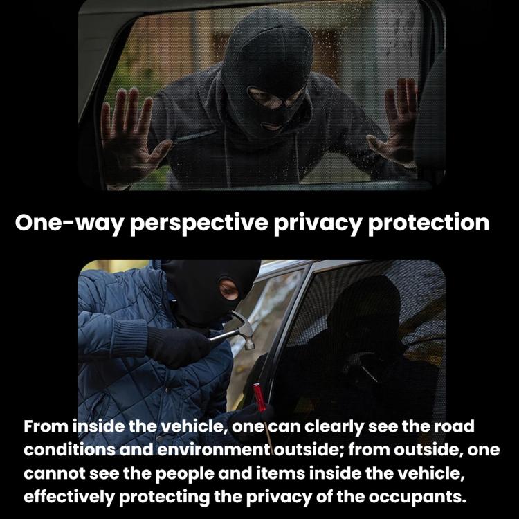 Car Window Sunshade Mosquito Curtain Mesh Fabric Auto Window Sun Block Cover, Spec: SUV 2pcs Front Window + 2pcs Rear Window - Image 9