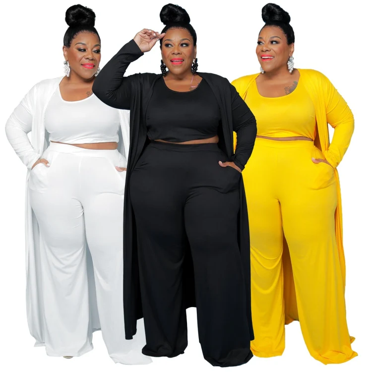 Casual Fashion Sports Home Three-piece Set (Color:Black Size:XXXXL) - Image 4