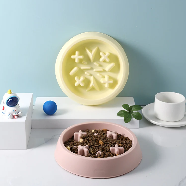 Cats And Dogs Anti Choking Slow Eating Bowl Pet Anti Spill Feeding Tool(Green) - Image 2
