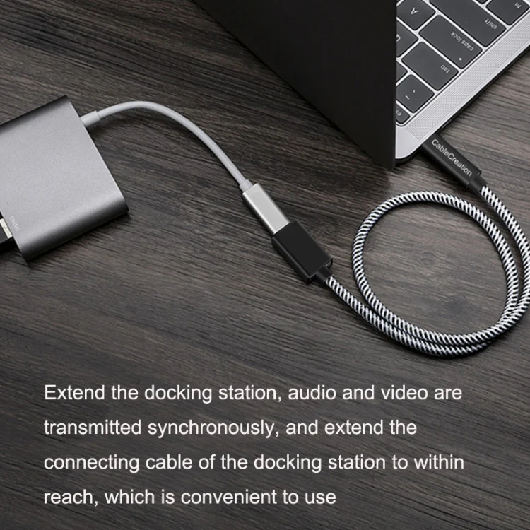 CC0316 0.3m Type-C / USB-C Male to Female Extension Cable Computer Phone Charging Cable(Black) - Image 11