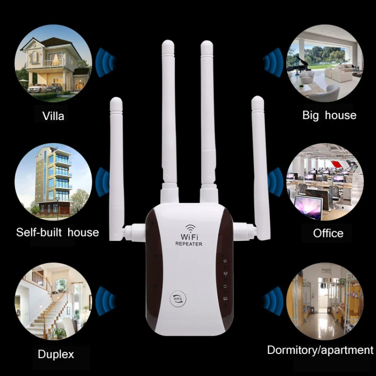 CF-WR758AC WIFI Signal Amplifier Wireless Network Enhancement Repeater(UK Plug) - Image 3