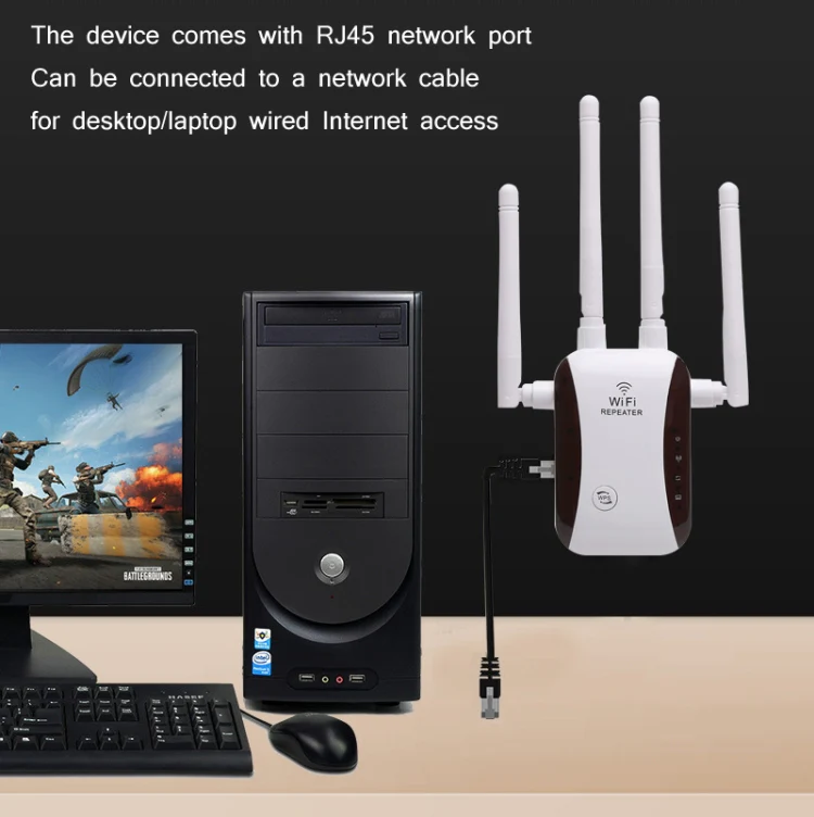 CF-WR758AC WIFI Signal Amplifier Wireless Network Enhancement Repeater(UK Plug) - Image 4