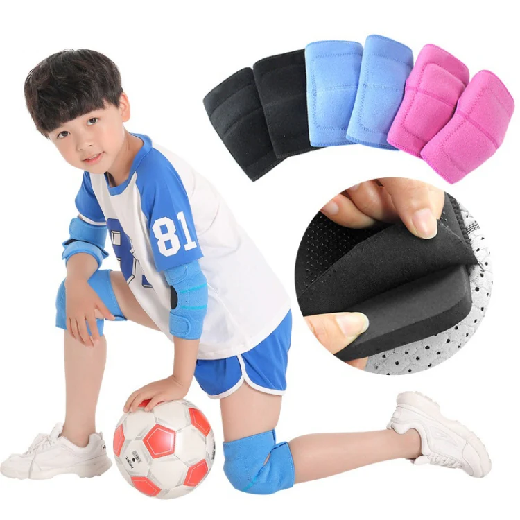 Children Sponge Thickened Knee Pads Sports Dancing Anti-Fall Protective Gear, Specification: S (Sky Blue) - Image 6