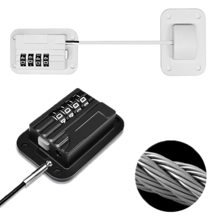 Children Window Anti-fall Protection Password Lock(Black) - Image 2