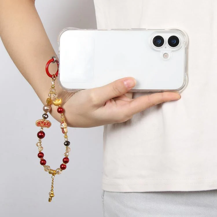 Chinese Lion Dance Lucky Phone Charm Strap(Red) - Image 7