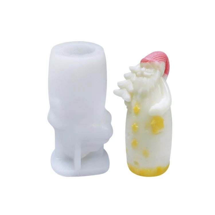 Christmas DIY Scented Candle Silicone Mold, Color: White(SD-64)