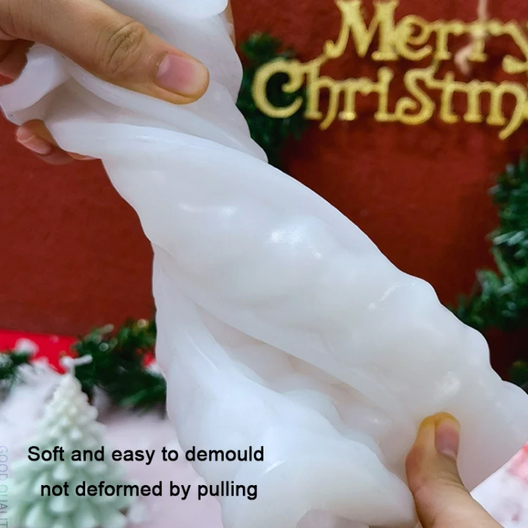 Christmas DIY Scented Candle Silicone Mold, Color: White(SD-67) - Image 4