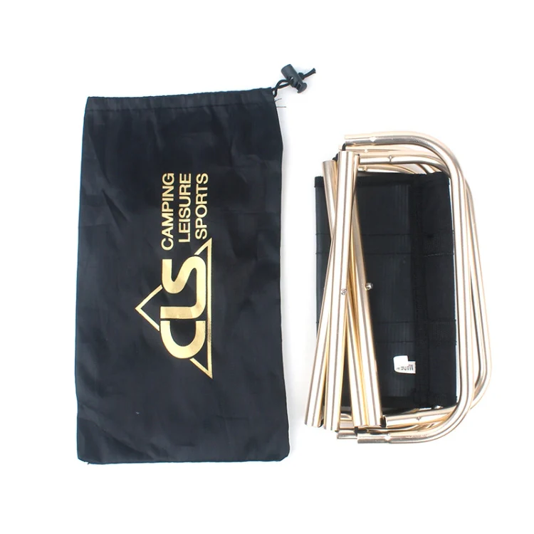 CLS 7075 Aluminum Alloy Fishing Chair Portable Camping Train Stool, Size: 24.8x22.5x27cm(Scorching Sun) - Image 6
