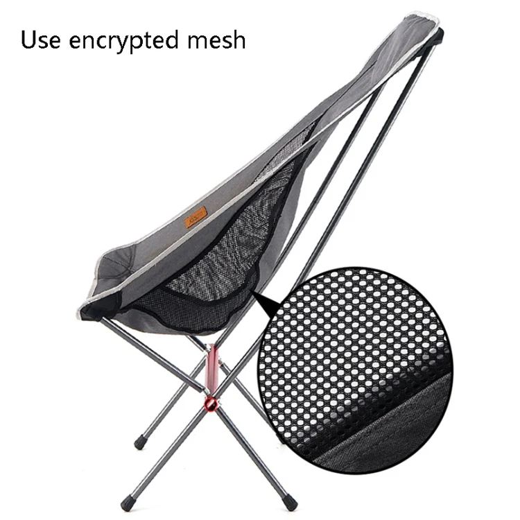 CLS Outdoor Folding Chair Heightening Portable Camping Fishing Chair(Orange) - Image 4