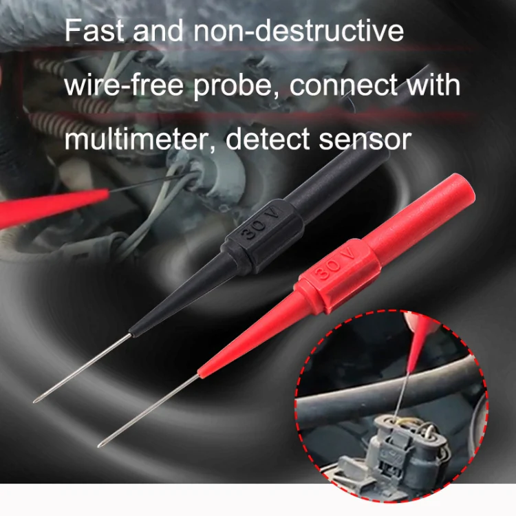 Coarse Probe Auto Repair Test Multimeter Pen, Color: Red - Image 6
