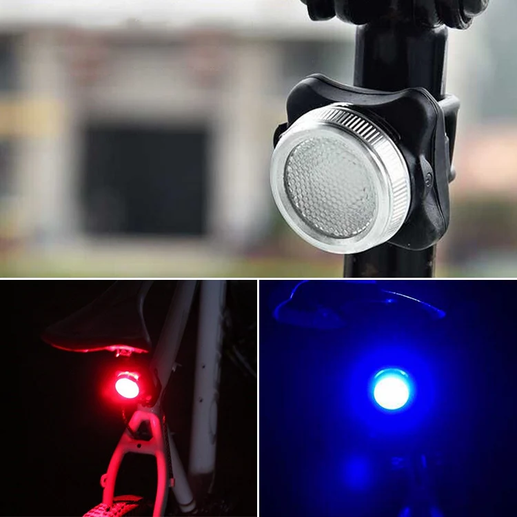 COB Lamp Bead 160LM USB Charging Four-speed Waterproof Bicycle Headlight / Taillight Set, Red Blue Light Dimming 650MA - Image 7