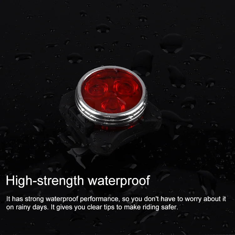 COB Lamp Bead 160LM White Light USB Charging Four-speed Waterproof Bicycle Headlight / Taillight Set - Image 7