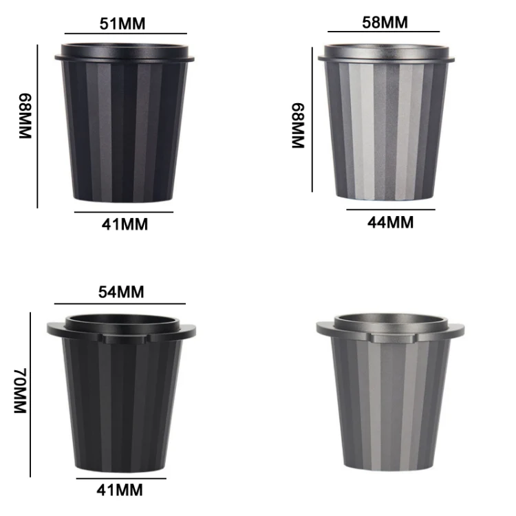 Coffee Machine Powder Cup Sieve Brewing Head Appliance, Color: For Breville Rich Black (54mm) - Image 2