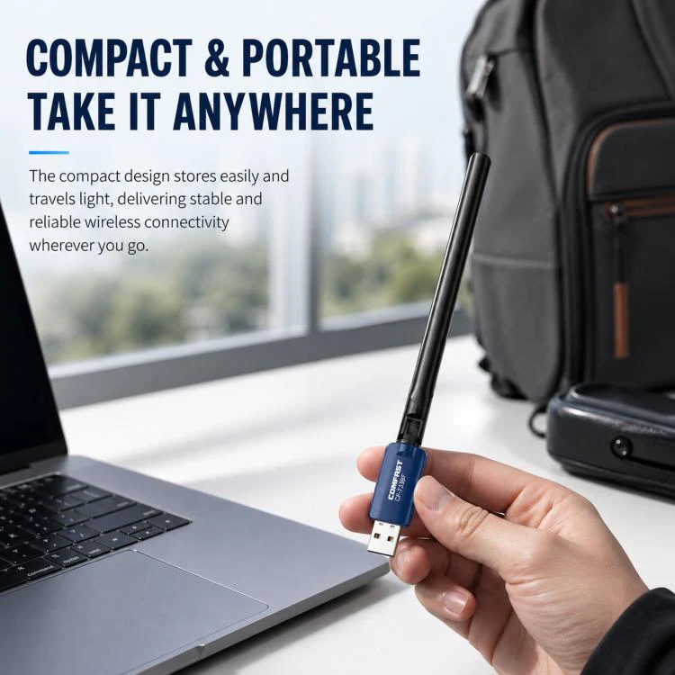 COMFAST CF-733BF WiFi 6 Bluetooth 5.4 USB Adapter AX900 Dual Band Wireless Network Card - Image 13