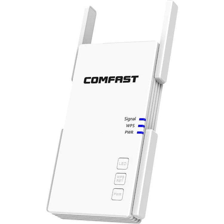COMFAST CF-AC2100 2100Mbps Wireless WIFI Signal Amplifier Repeater Booster Network Router with 4 Antennas, EU Plug - Image 2