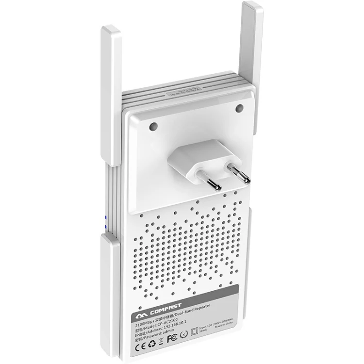 COMFAST CF-AC2100 2100Mbps Wireless WIFI Signal Amplifier Repeater Booster Network Router with 4 Antennas, EU Plug - Image 3