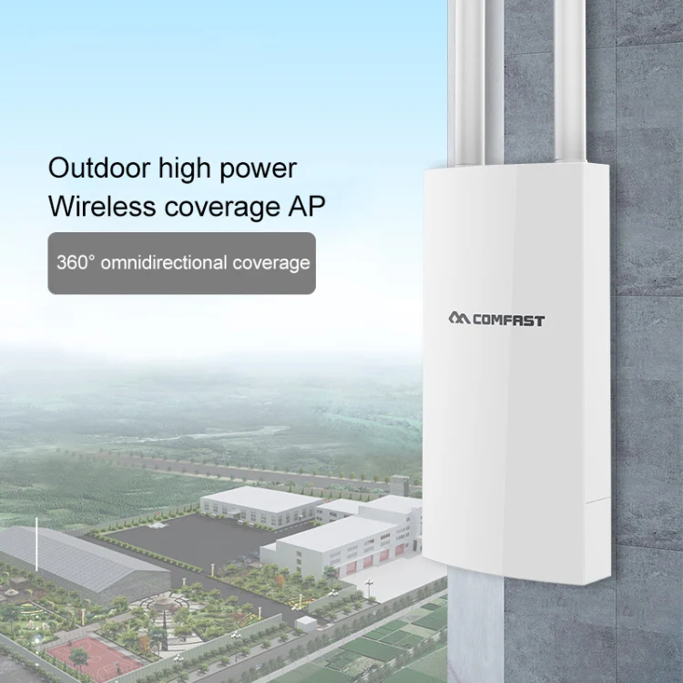 COMFAST CF-EW72 1200Mbs Outdoor Waterproof Signal Amplifier Wireless Router Repeater WIFI Base Station with 2 Antennas - Image 2
