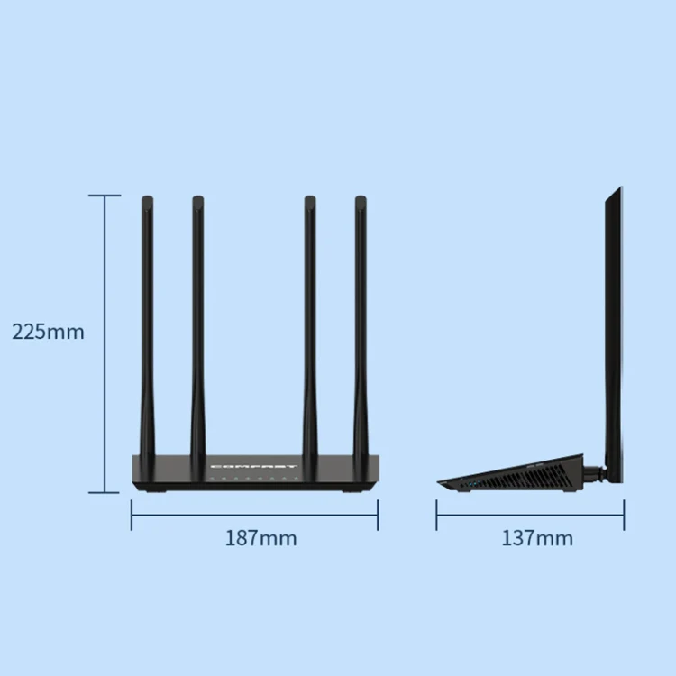 COMFAST CF-WR619AC V2 1200Mbps Dual Band Wireless Router - Image 2