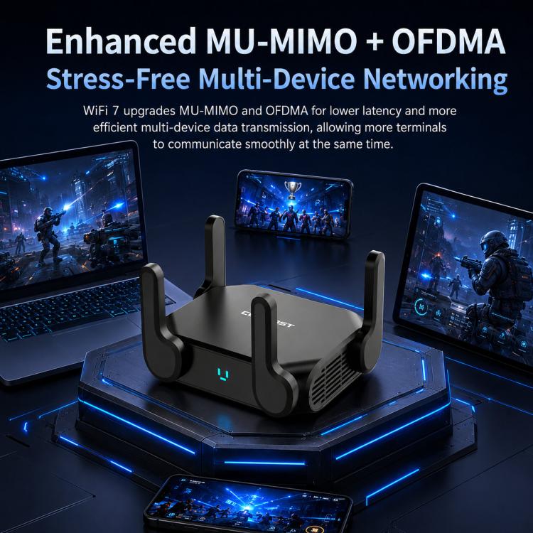 COMFAST CF-WR672BE Wi-Fi 7 BE3600 Wireless Router Dual 2.5G WAN/LAN Ports AU Plug - Image 6