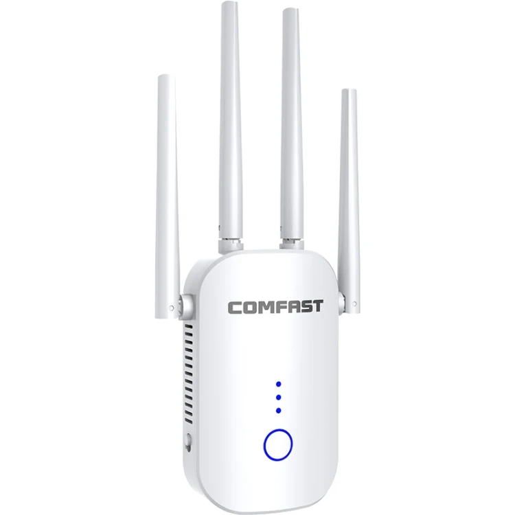 COMFAST CF-WR758AC Dual Frequency 1200Mbps Wireless Repeater 5.8G WIFI Signal Amplifier, UK Plug - Image 2