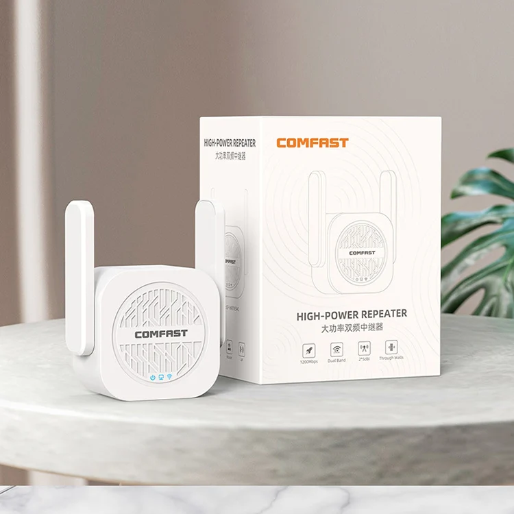 COMFAST CF-WR765AC 1200Mbps Dual Band Wireless Repeater Amplifier with External Antenna - Image 10
