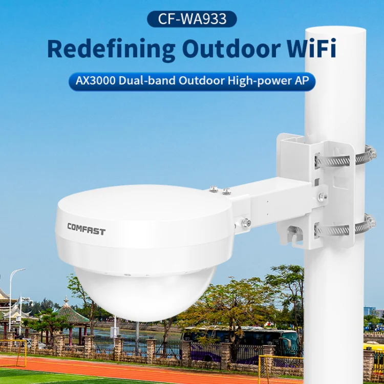 COMFAST WA933 Wi-Fi6 3000Mbps Outdoor Access Point Dual Band Waterproof Wireless Router Support VLAN(EU Plug) - Image 2