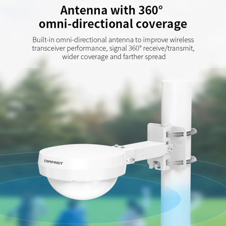COMFAST WA933 Wi-Fi6 3000Mbps Outdoor Access Point Dual Band Waterproof Wireless Router Support VLAN(US Plug) - Image 5