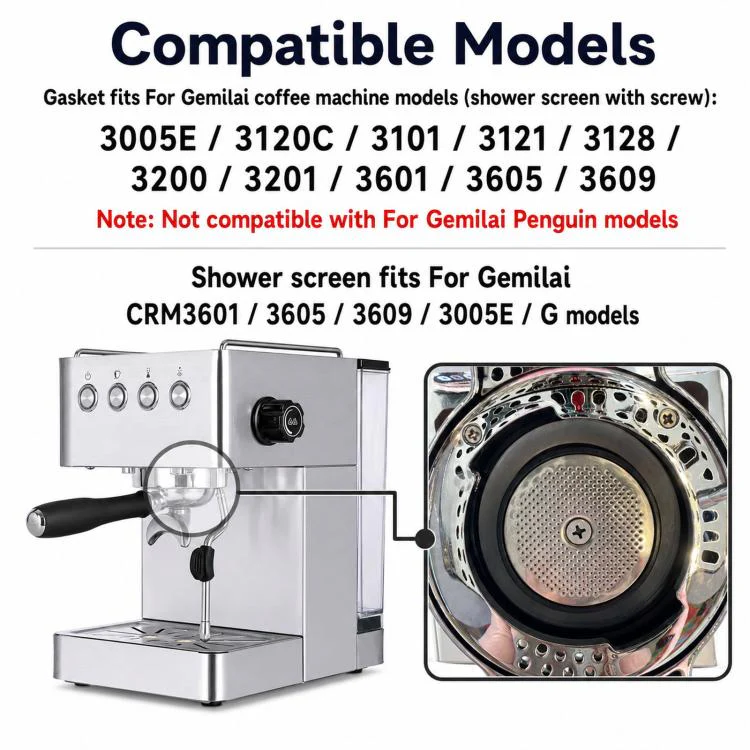 Complete Maintenance Kit with Pick Tool For Gemilai CRM3605 / CRM3601 / CRM3005E Espresso Machine - Image 5