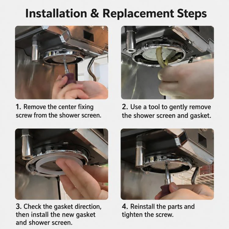 Complete Maintenance Kit with Pick Tool For Gemilai CRM3605 / CRM3601 / CRM3005E Espresso Machine - Image 6
